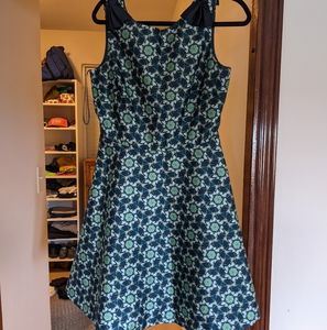 Ted Baker size 3 deep v back dress